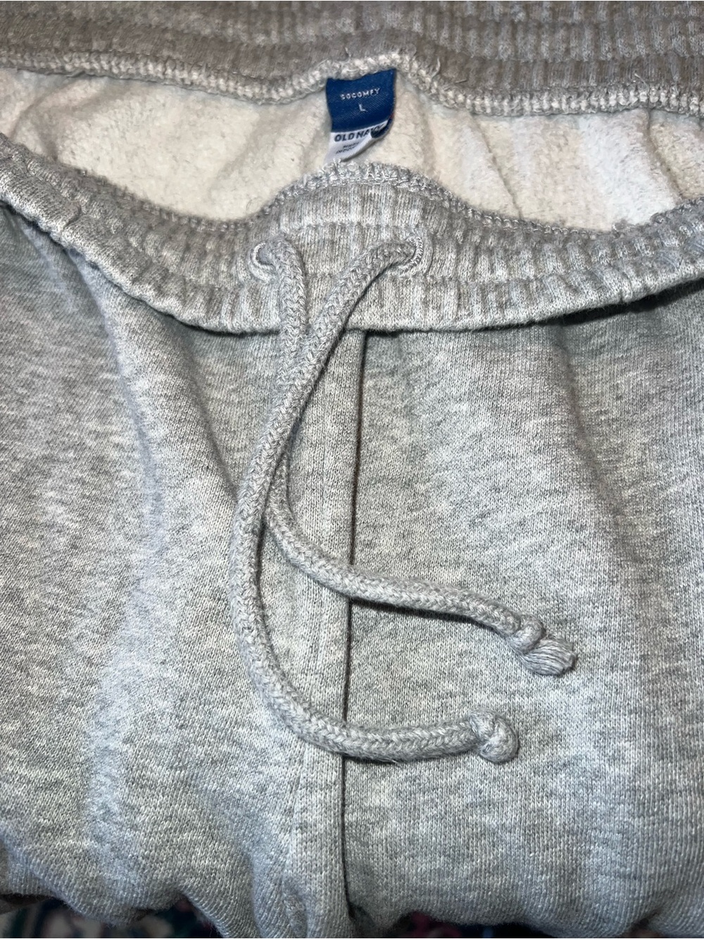Old Navy Gray Fleece Drawstring Sweatpants